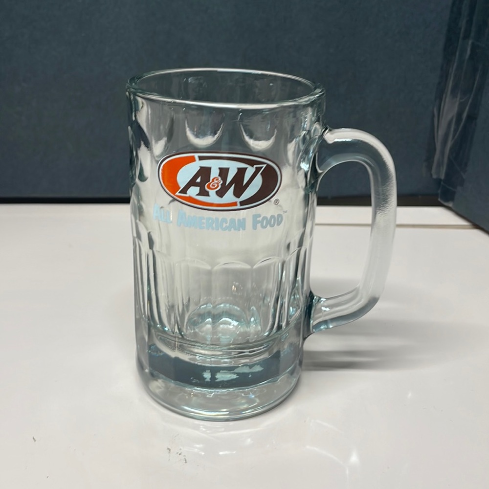 Large A&W glass mug